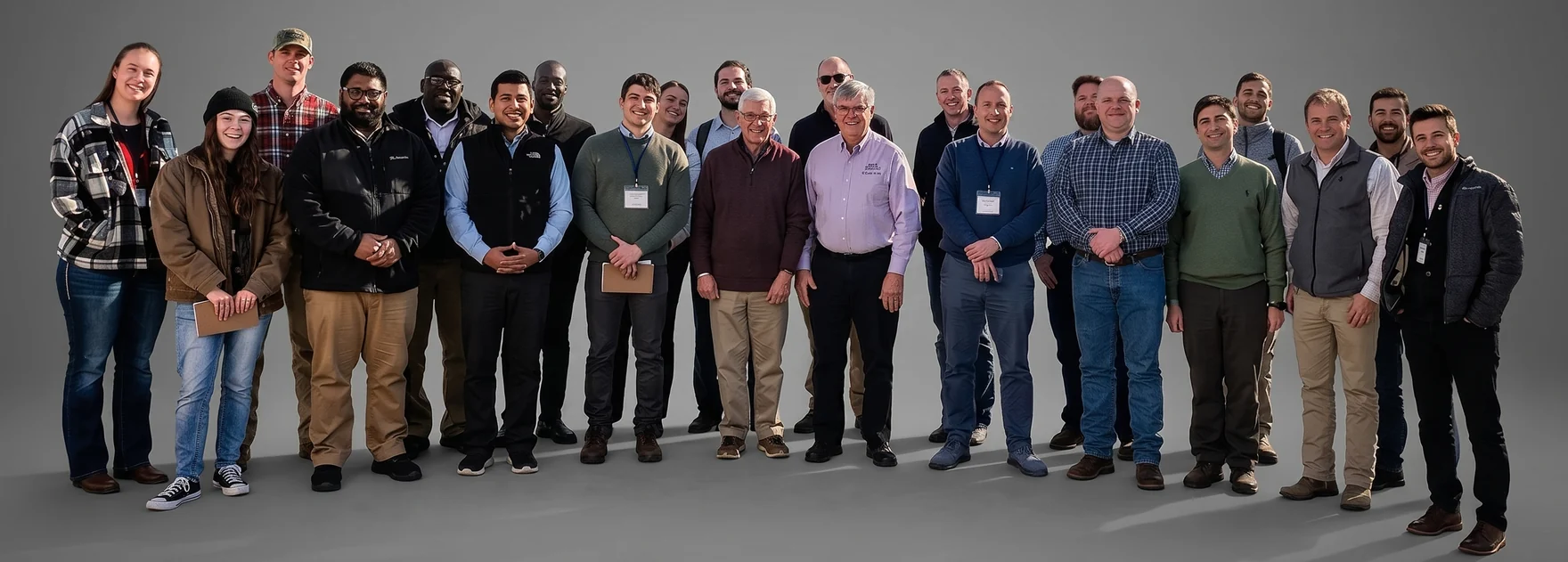The WCS-FARM team gathered at a project meeting